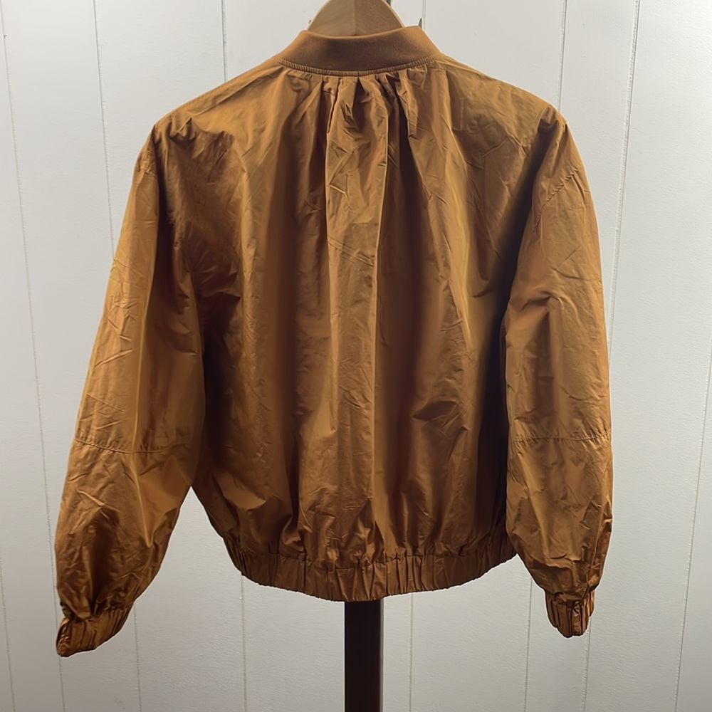 Maeve Anthropologie Balloon-Sleeve Bomber Jacket - Picture 8 of 8
